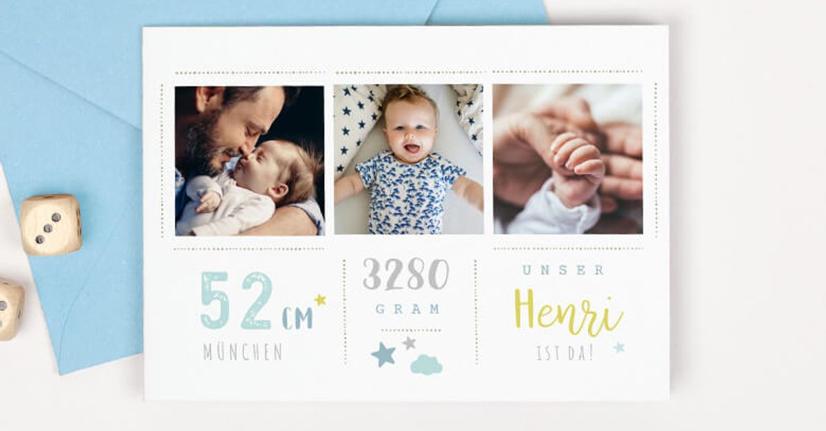 Babykarten online selbst gestalten | Kartenliebe