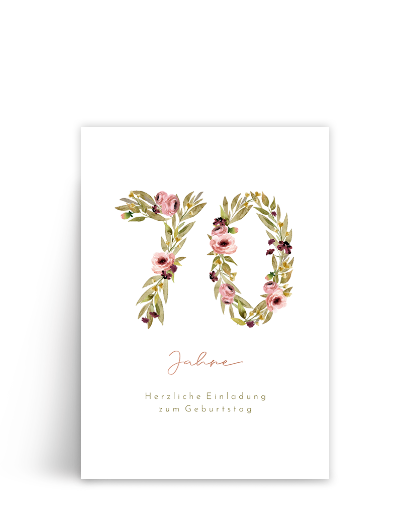 70. Geburtstag