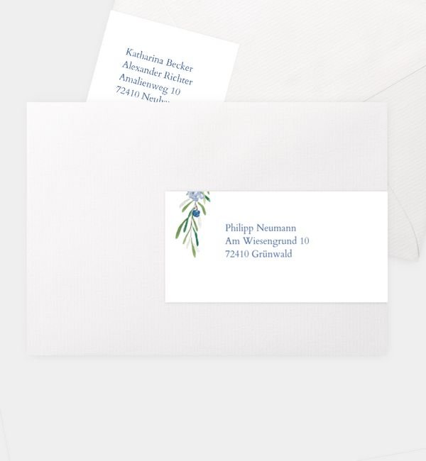 Kombi-Adressaufkleber