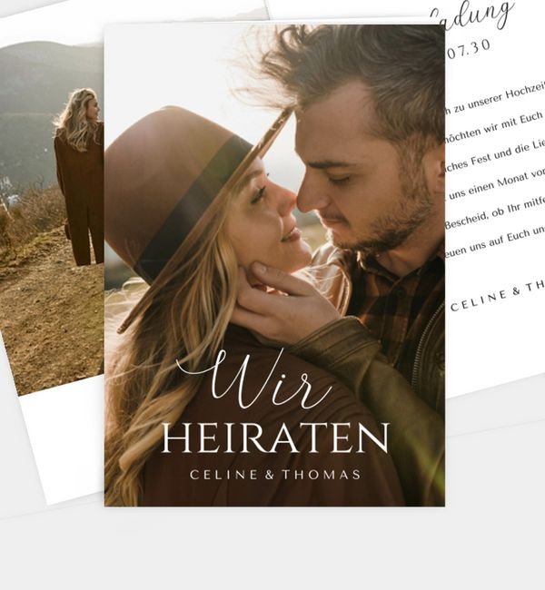 Klappkarte hoch
