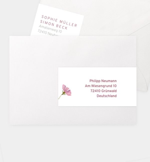 Kombi-Adressaufkleber