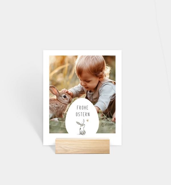 Tischnummern-Karte Polaroid