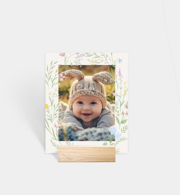 Tischnummern-Karte Polaroid