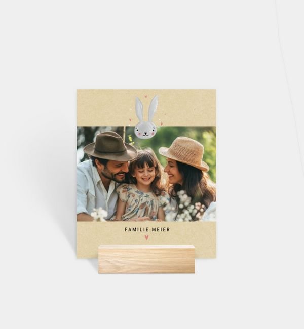 Tischnummern-Karte Polaroid