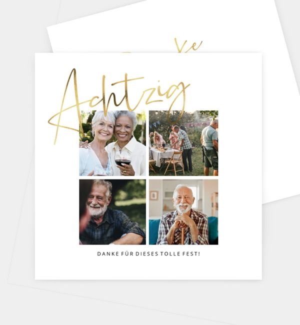 Postkarte quadratisch