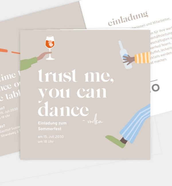 You can dance