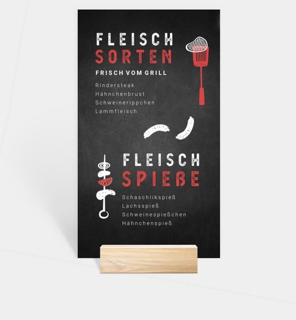 Postkarte hoch