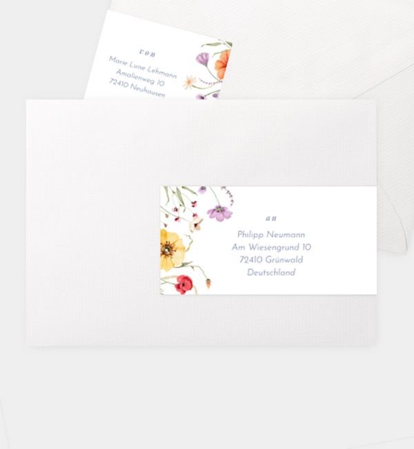 Kombi-Adressaufkleber