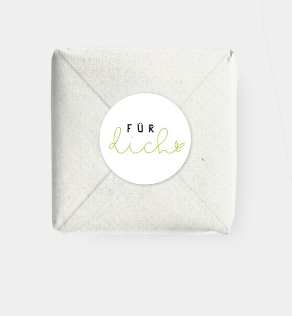 Geschenkaufkleber rund