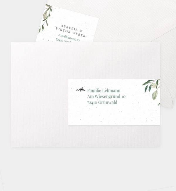 Kombi-Adressaufkleber