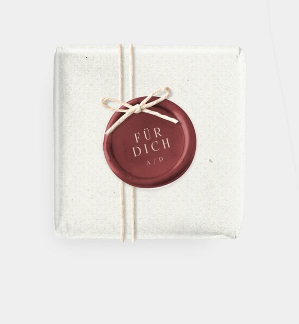 Geschenkanhänger rund