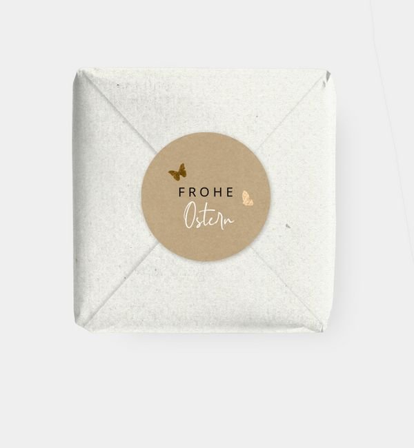 Geschenkaufkleber rund