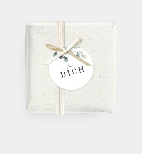 Geschenkanhänger rund