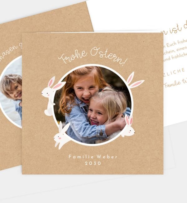 Klappkarte quadratisch