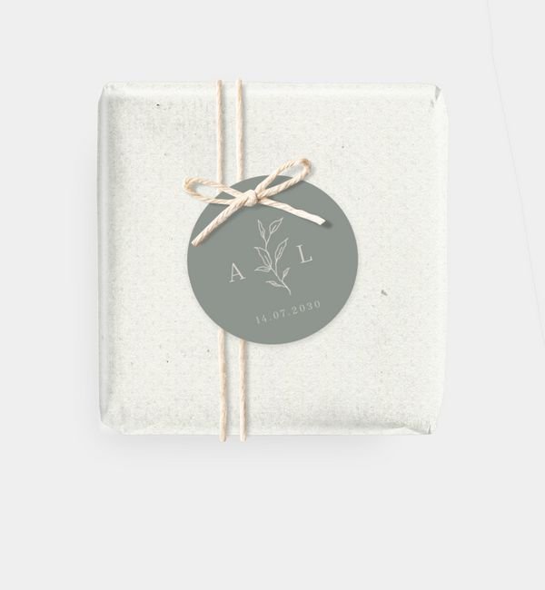 Geschenkanhänger rund