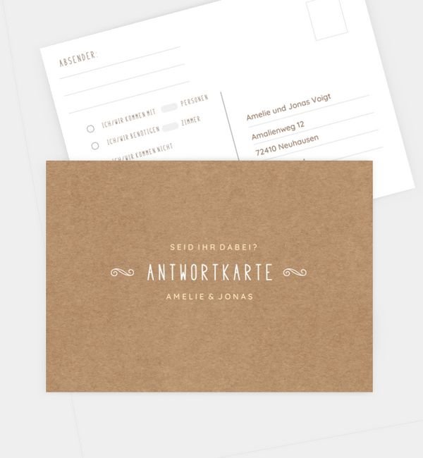 Postkarte quer