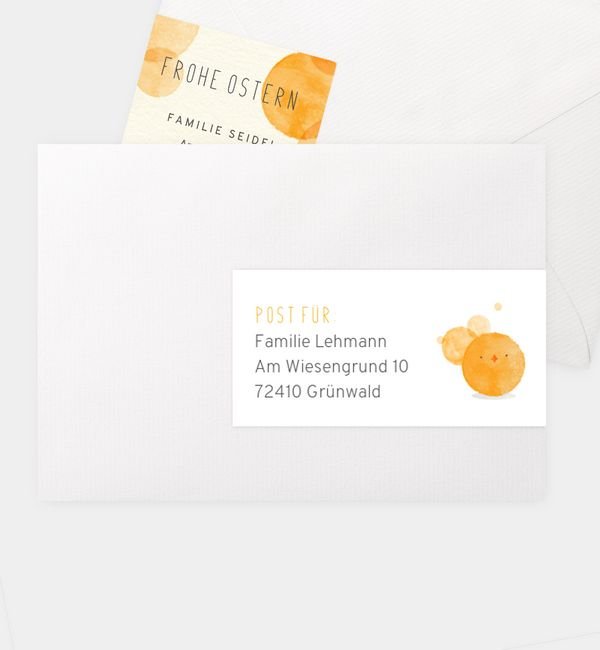 Kombi-Adressaufkleber