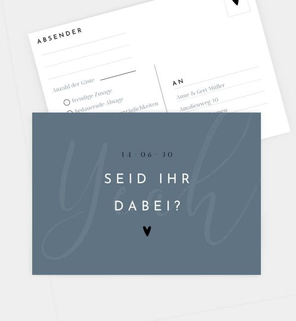 Postkarte quer