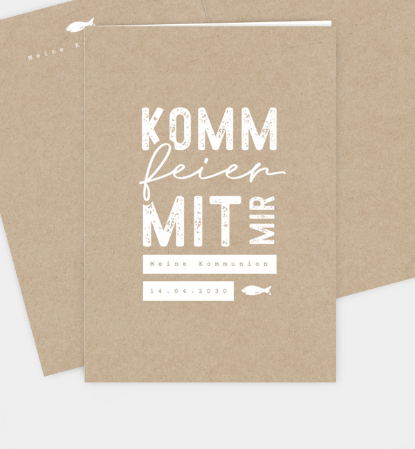 Klappkarte hoch
