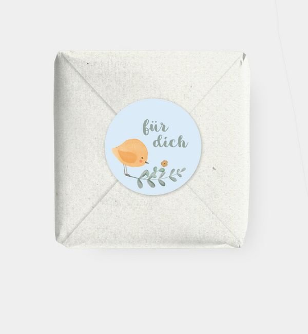 Geschenkaufkleber rund