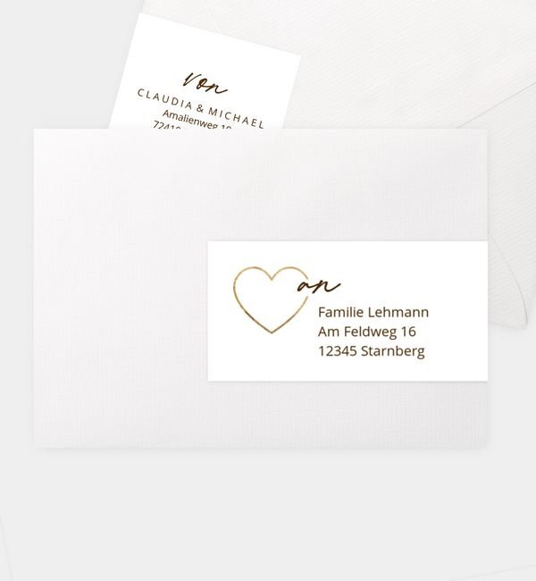 Kombi-Adressaufkleber