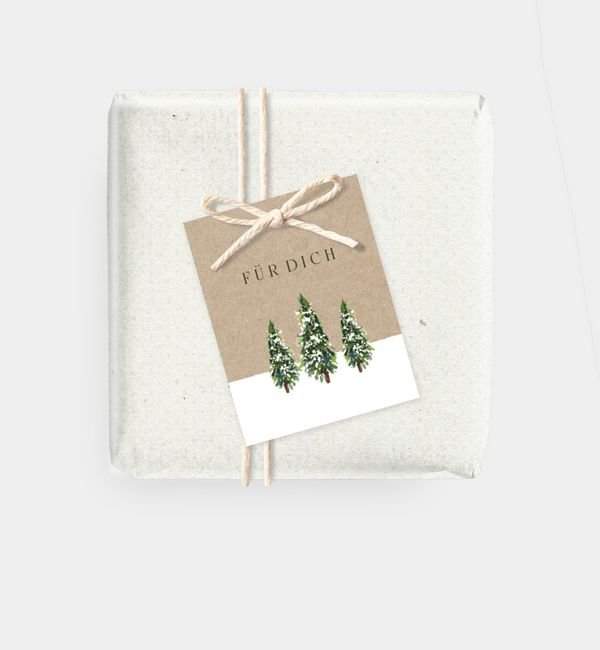 Geschenkanhänger rechteckig