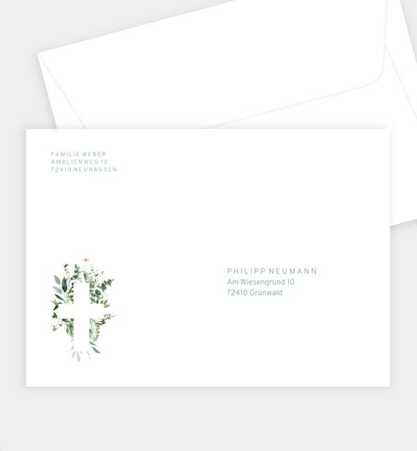 Briefumschlag gerade