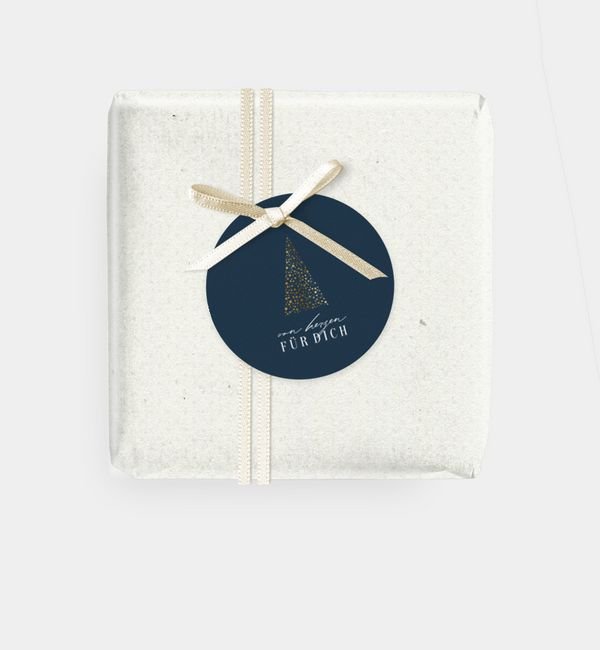 Geschenkanhänger rund