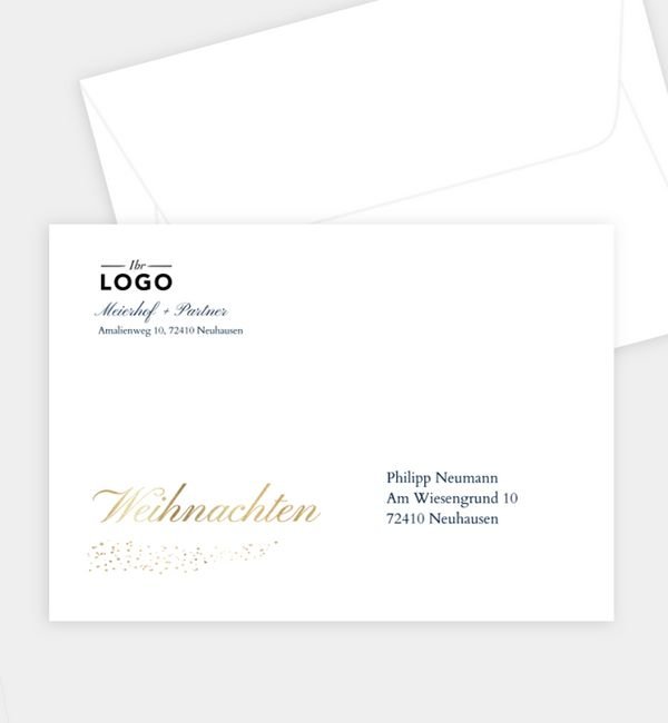 Briefumschlag gerade