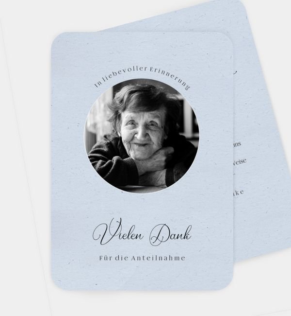 Postkarte hoch