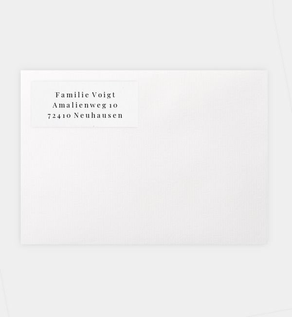 Absenderaufkleber