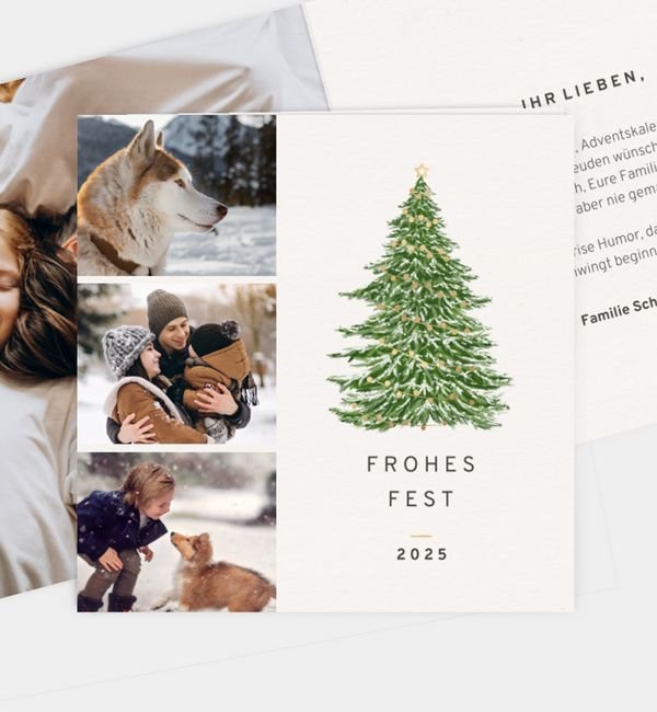 Klappkarte quadratisch