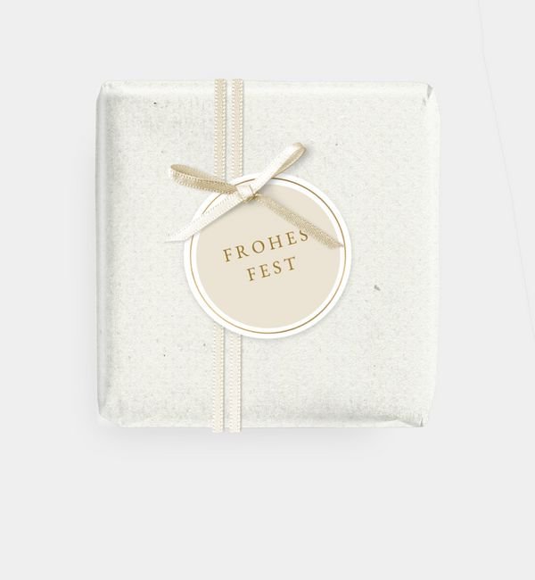 Geschenkanhänger rund