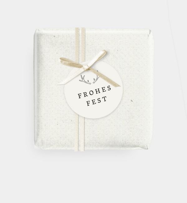 Geschenkanhänger rund