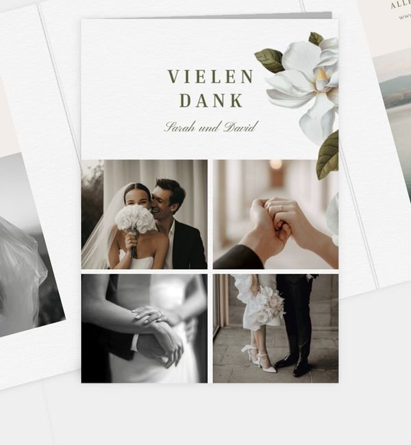 Doppel-Klappkarte hoch