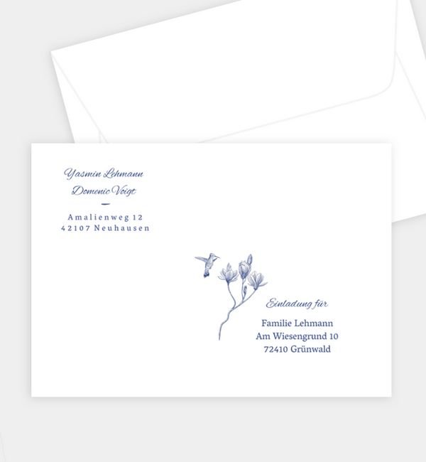 Briefumschlag gerade