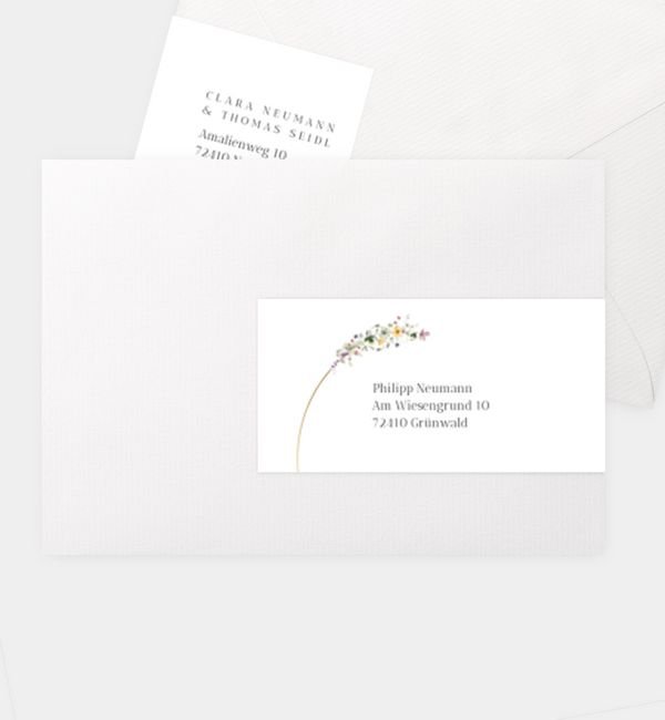 Kombi-Adressaufkleber