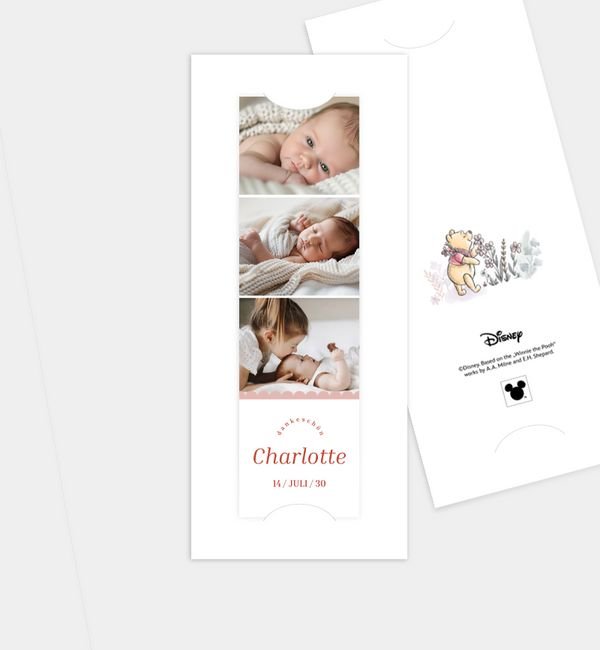 Postkarte mit Fotostreifen