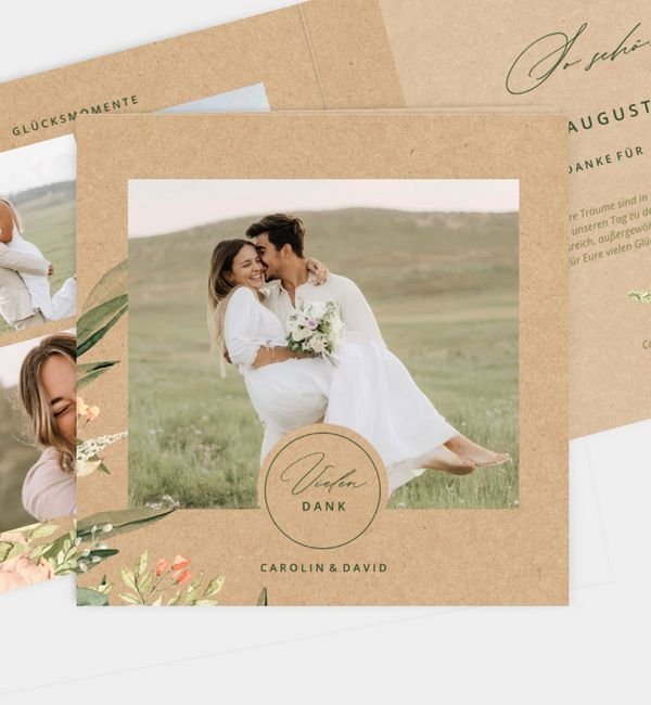 Klappkarte quadratisch