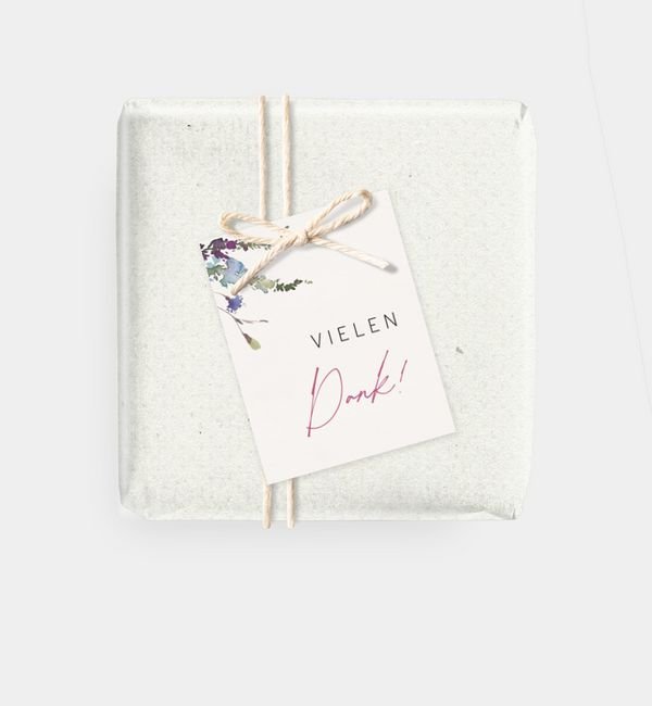 Geschenkanhänger rechteckig