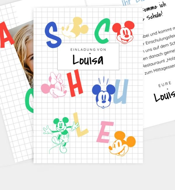 Micky Maus · Happy Pattern