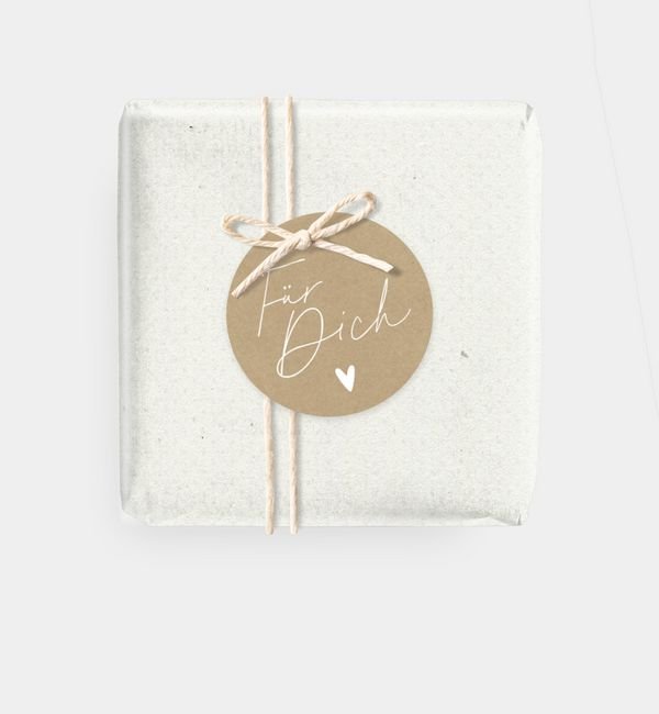 Geschenkanhänger rund