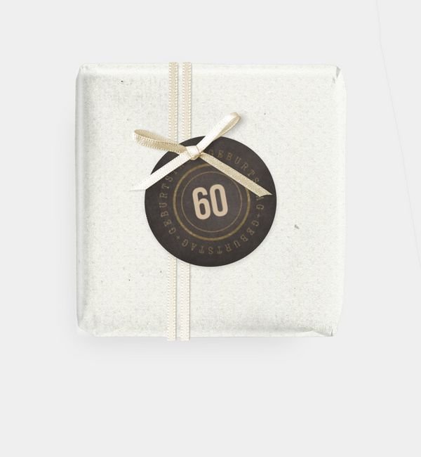 Geschenkanhänger rund