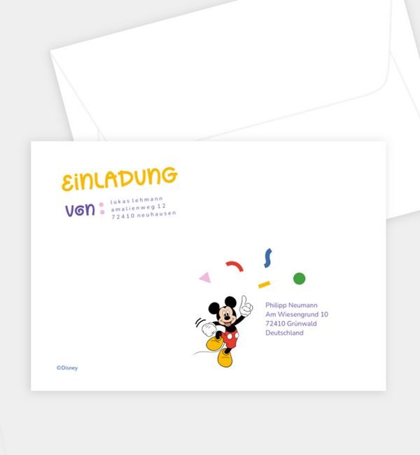 Micky Maus · Bunte Feier