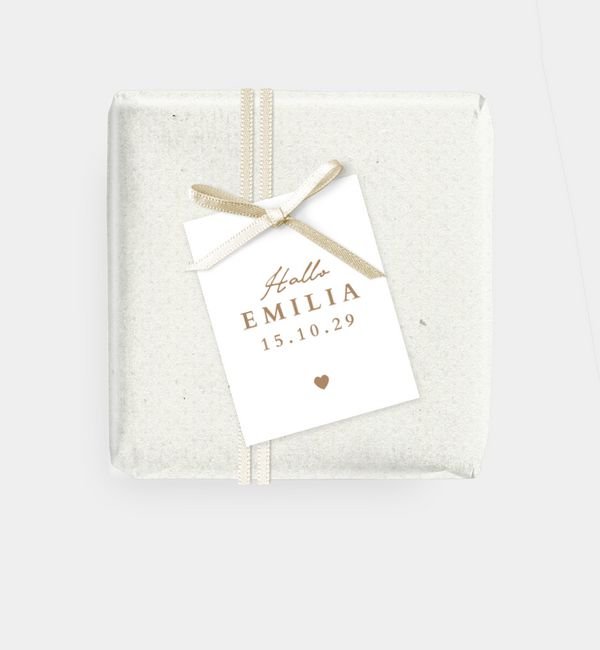 Geschenkanhänger rechteckig