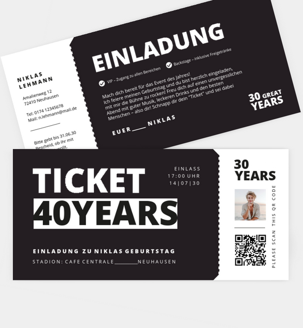 Party Ticket