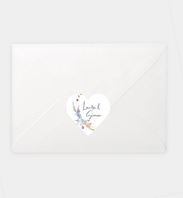 Siegelsticker Herz