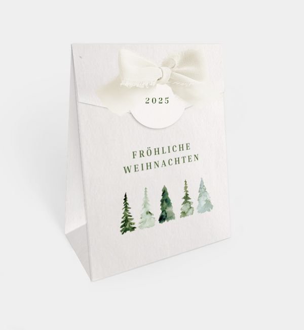 Geschenktasche mit Band