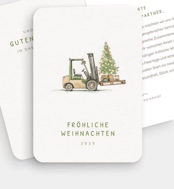 Klappkarte hoch