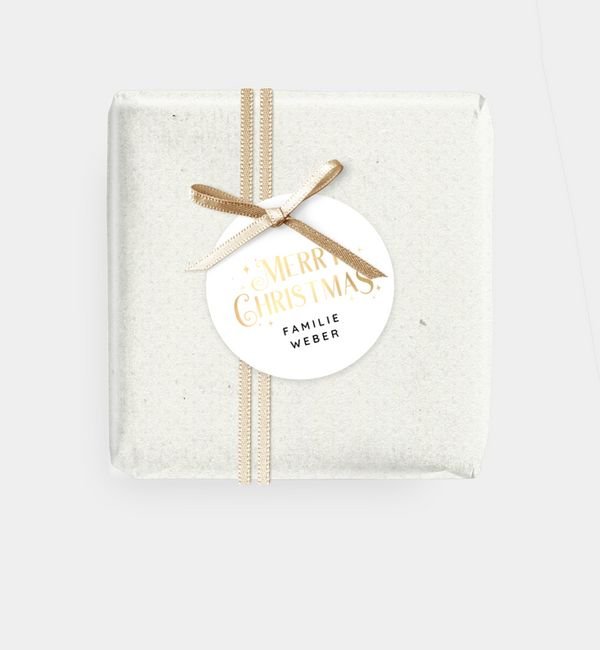 Geschenkanhänger rund